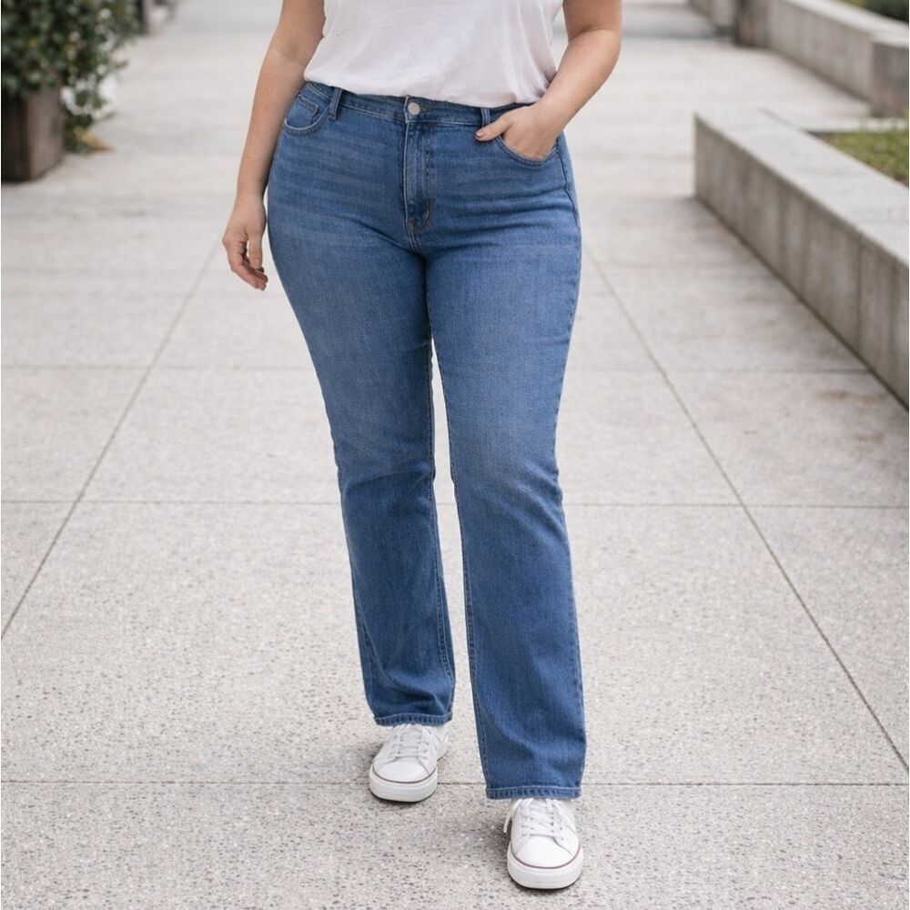 Old Navy High-Rise Wow Straight Jeans Women’s Size 20 – Plus Size Classic Fit
